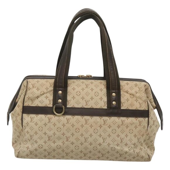 LOUIS VUITTON Monogram Mini Josephine GM Hand Bag Khaki - Picture 2 of 16